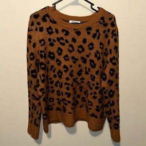 Leopard Print Sweater